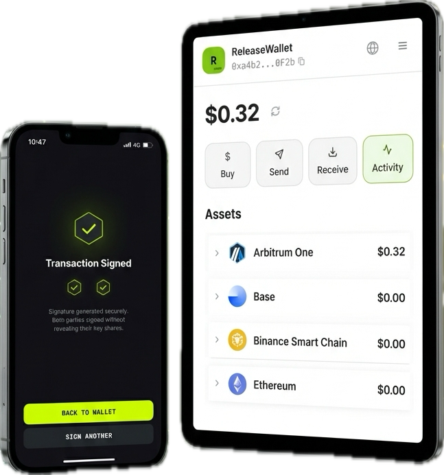 DefiShard - Mobile App and Browser Extension working together